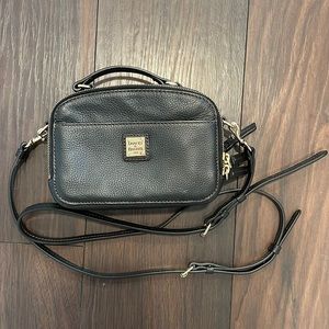 Dooney & Bourke Black leather crossbody bag